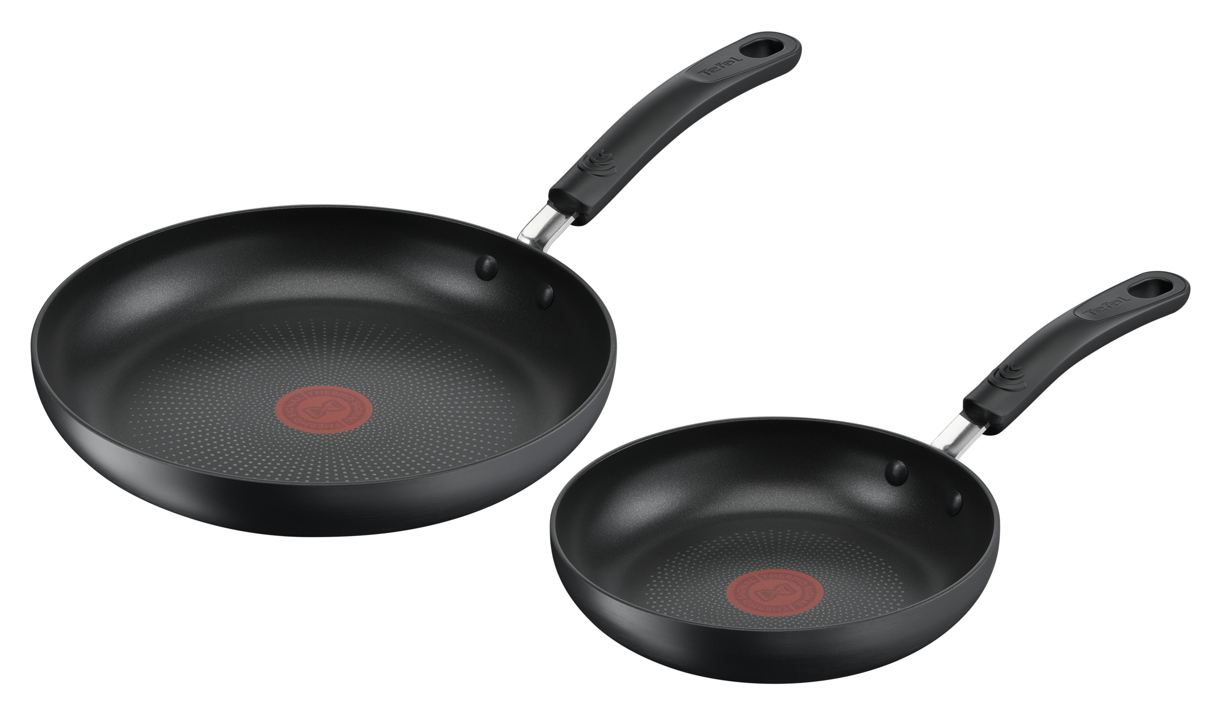 User Manual and FAQs for Tefal Specialty Hard Anodised Non-Stick Twin Pack Frypans 20/26cm
