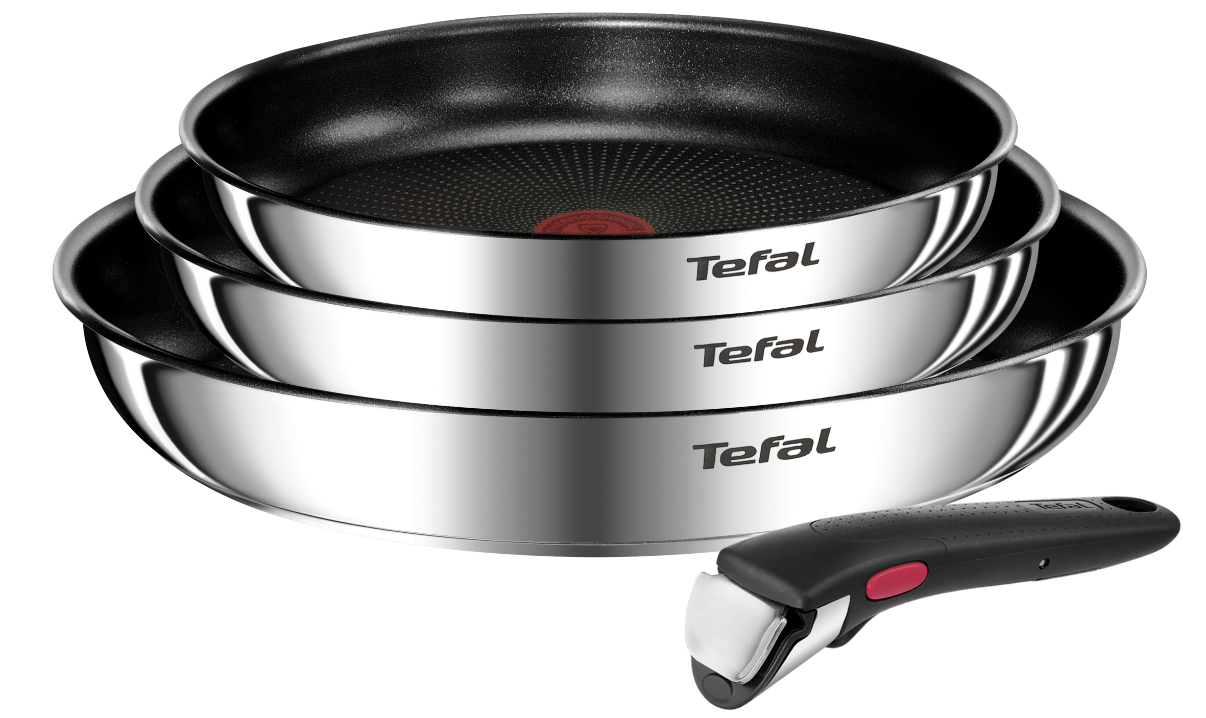 User Manual and FAQs for Tefal Ingenio Emotion Induction Non-stick Stainless Steel 4pc Frypan Set