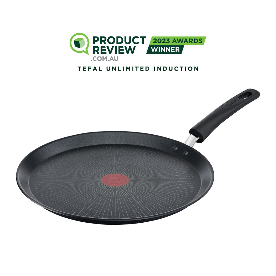 User Manual and FAQs for Tefal Unlimited Non-Stick Induction Crepe Pan 32cm