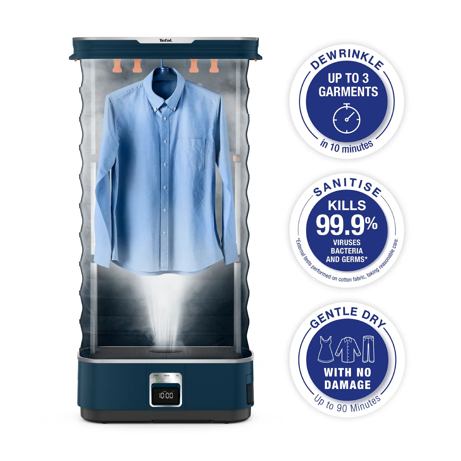 User Manual and FAQs for Tefal Care For You First Automatic Garment Steamer YT2040