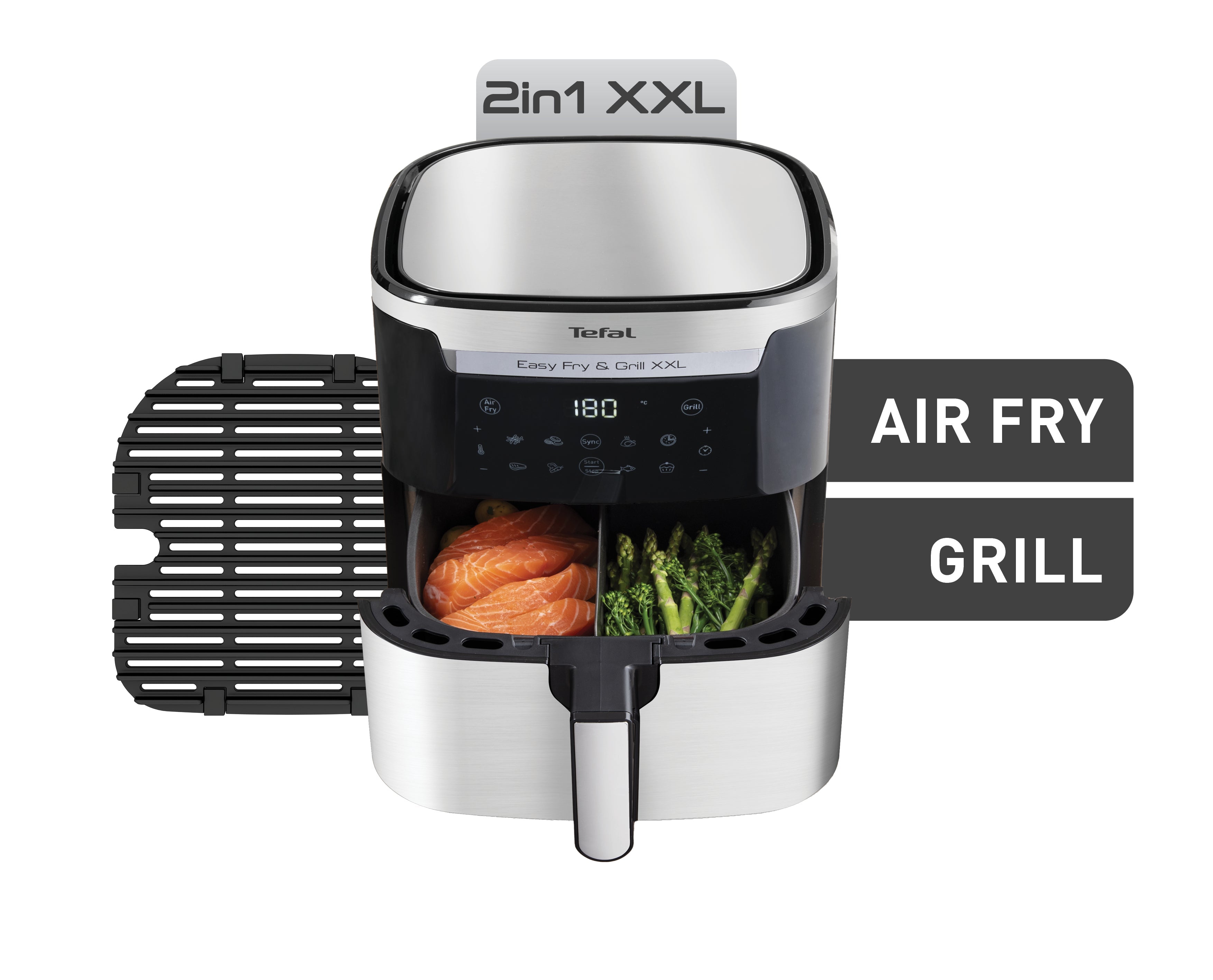 User Manual and FAQs for Tefal Easy Fry & Grill XXL Flexcook Air Fryer EY801D