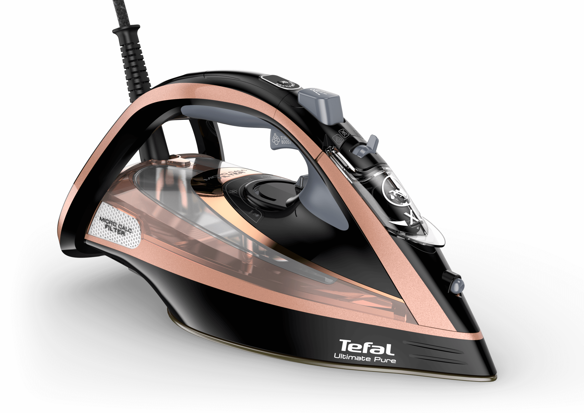 User Manual and FAQs for Tefal Ultimate Pure Anti-Calc Steam Iron FV9849