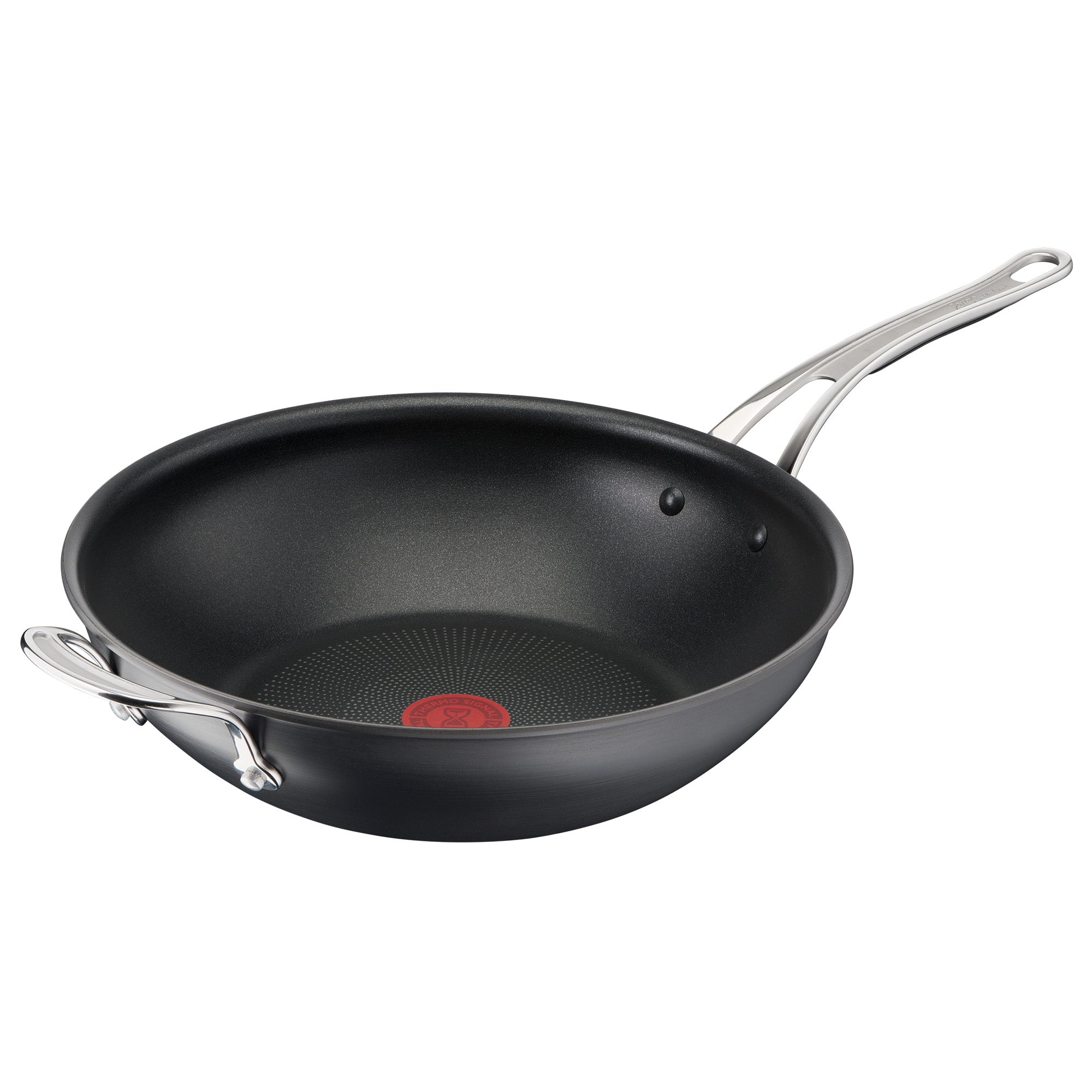 User Manual and FAQs for Jamie Oliver by Tefal Cooks Classic Non-Stick Induction Hard Anodised Wok 30cm