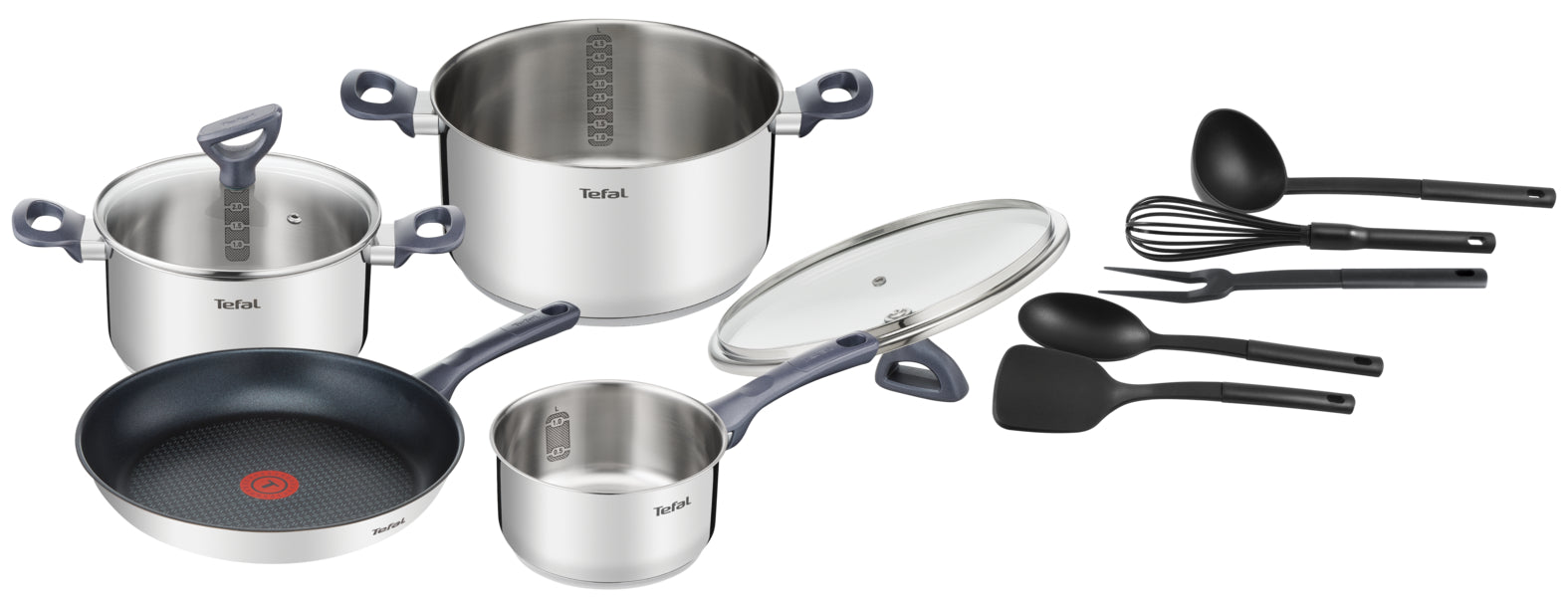 User Manual and FAQs for Tefal Daily Cook Induction Stainless Steel 4pc Set + Utensils