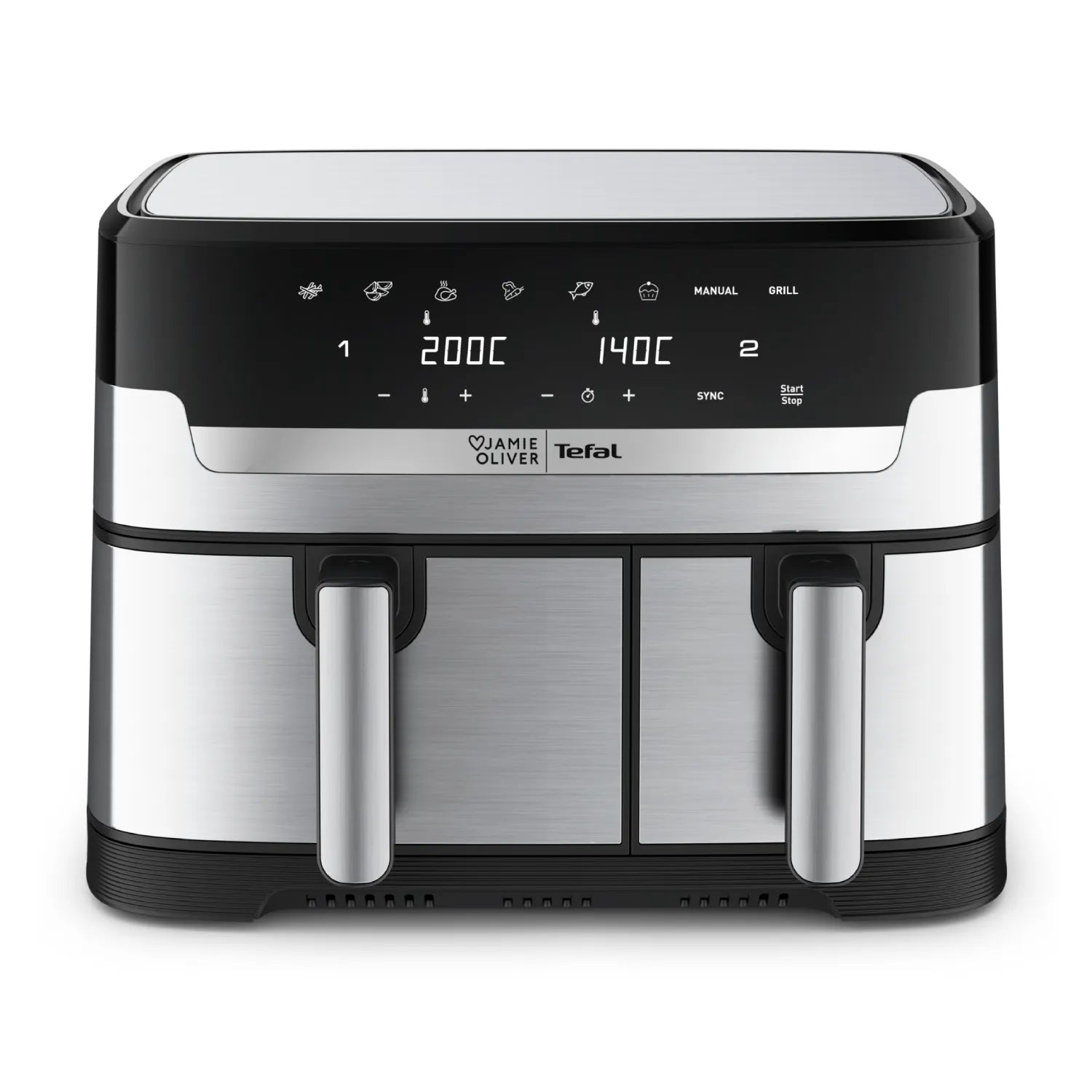 Jamie Oliver by Tefal Dual Drawer Air Fryer 8.3L EY905J