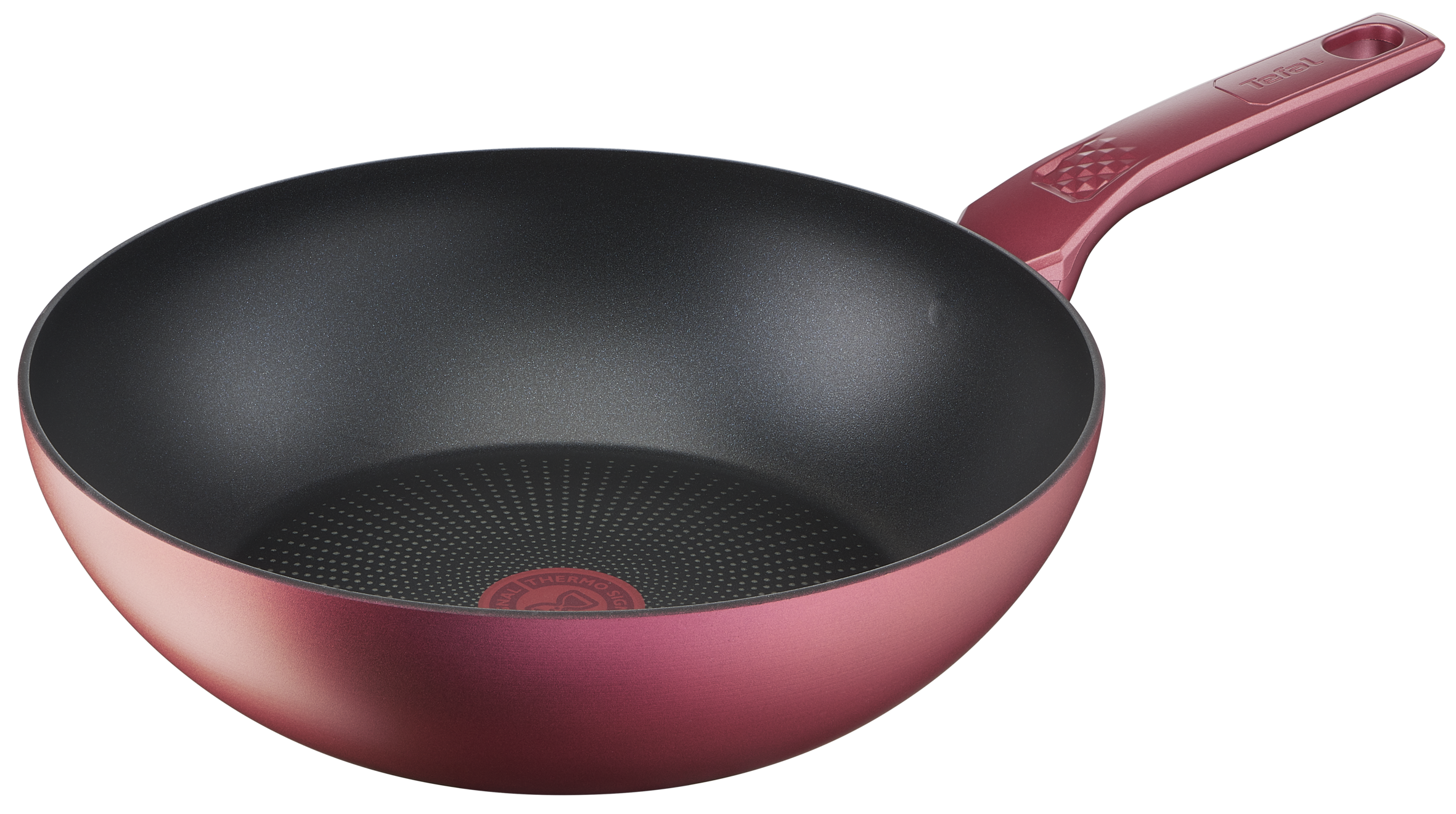 User Manual and FAQs for Tefal Daily Chef Red Non-Stick Induction Wok 28cm