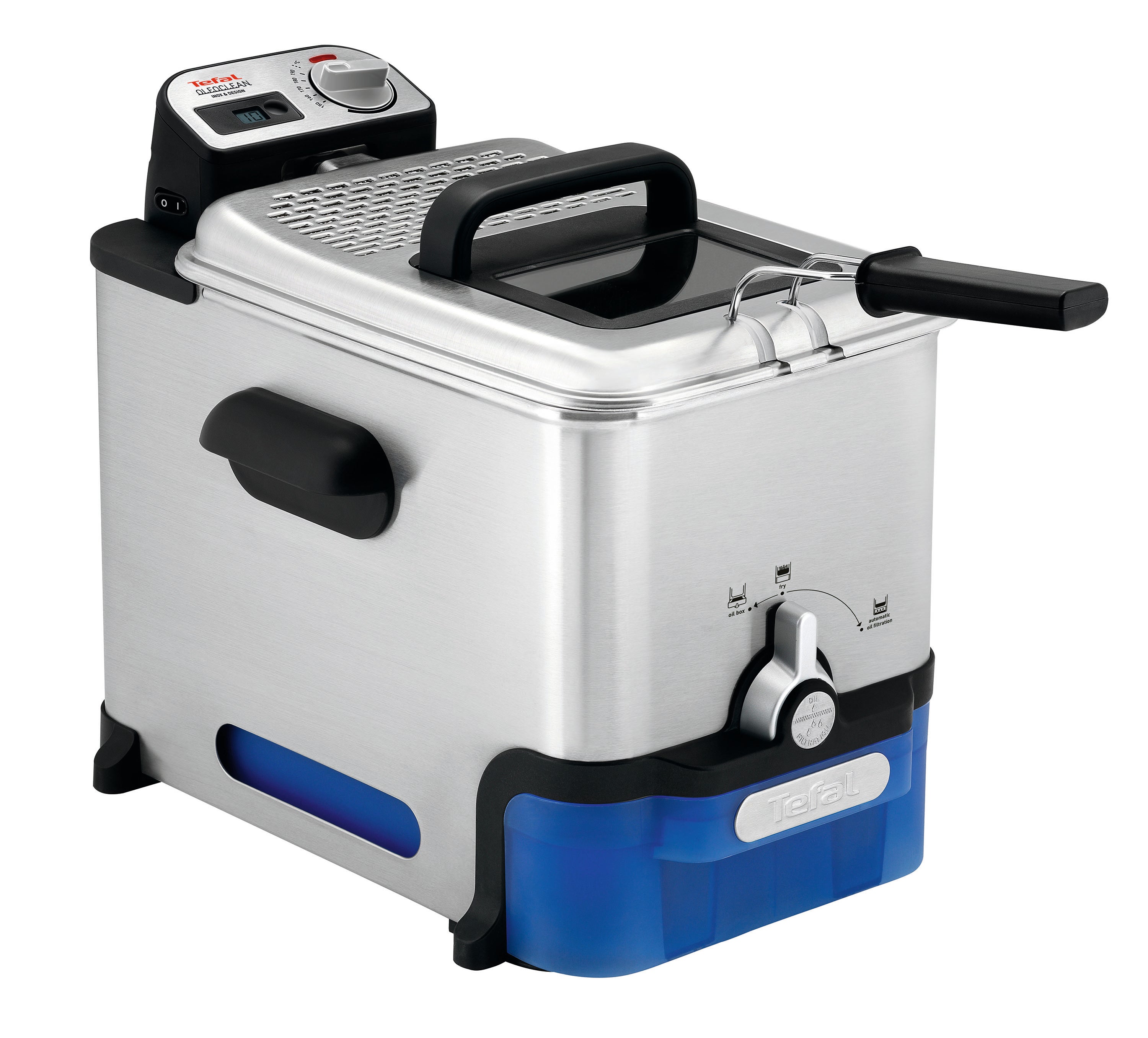 User Manual and FAQs for Tefal Oleoclean Pro FR8040 Deep Fryer